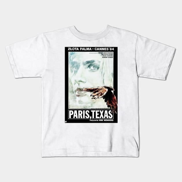 Paris, Texas Kids T-Shirt by Scum & Villainy